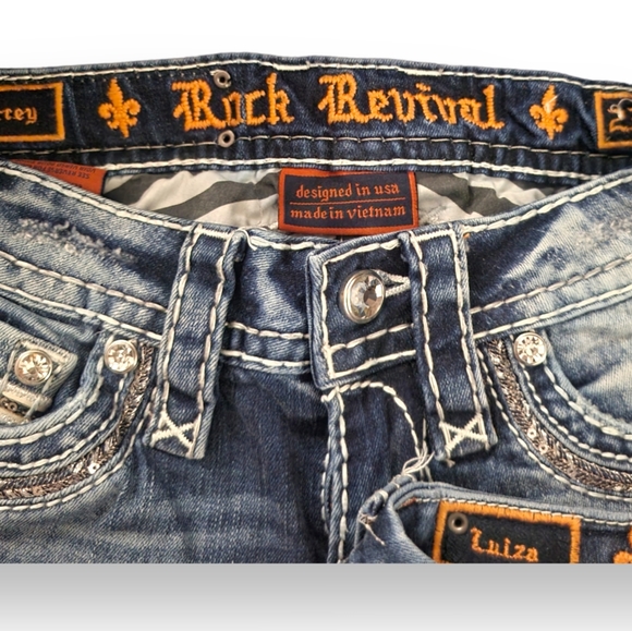 ☆READ.ME☆ Rock Revival Jeans Lot - Picture 14 of 15